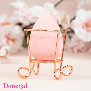 DONEGAL ZESTAW DO MAKIJAŻU - GĄBKA BLENDING SPONGE + KOSZYCZEK